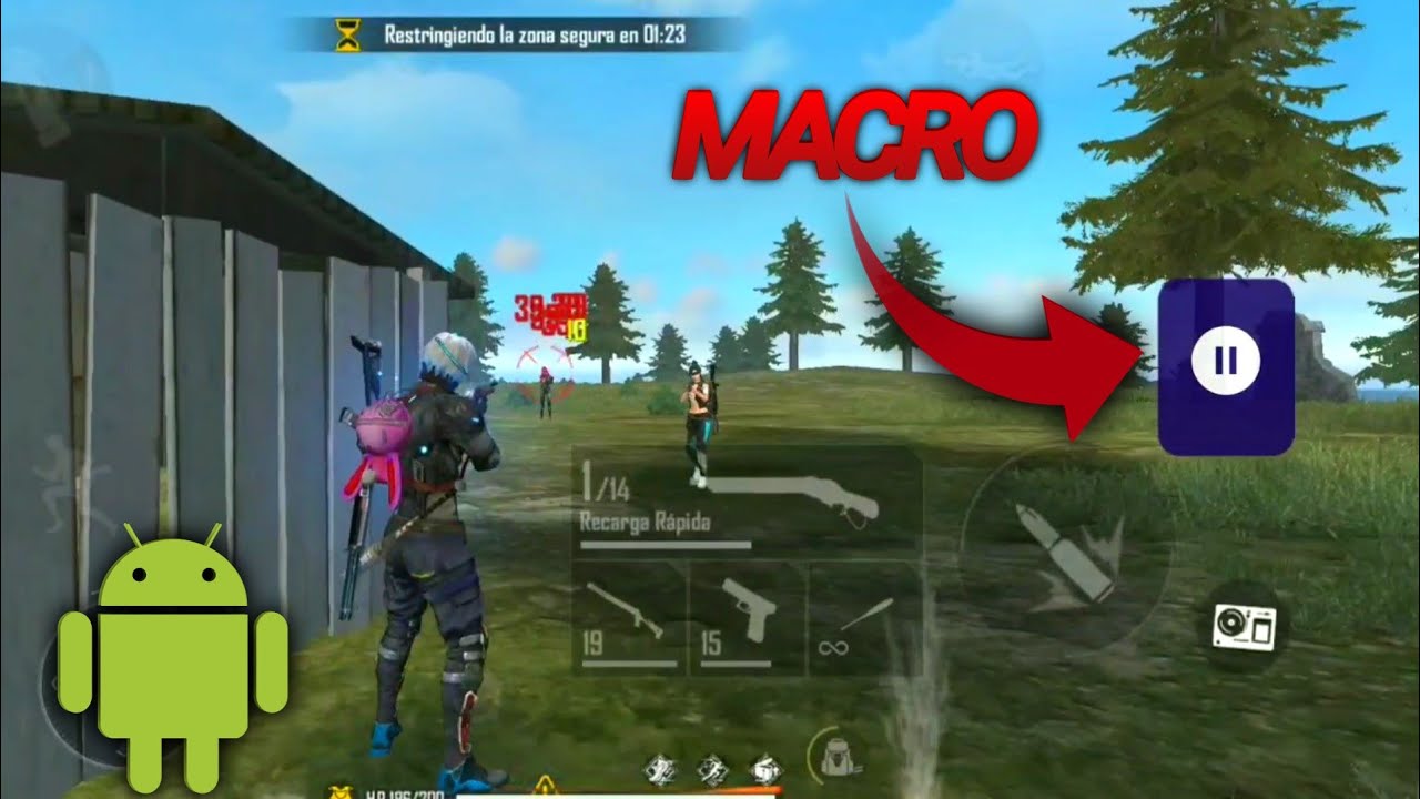 Cómo usar una macro para levantar la mira en Free Fire